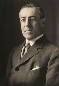 [fotografia prezydenta Thomasa Woodrow Wilsona]