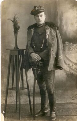 Corporal Jan Wieruszewski of the 1st Greater Poland Uhlan Regiment, Babruysk 1919/1920