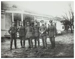 A group of Jutrosiński insurgents, including Marian Kasprzak
