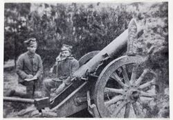 Cannoneers Dochniak and Kramer near Zbąszyń, 11/06/1919