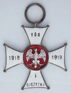 The Former Greater Poland Armed Forces Volunteers Association “Gallantry Cross” badge