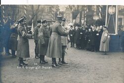 The swearing-in of the People&#039;s Guard in Poznań at Liberty Square - February 23, 1919